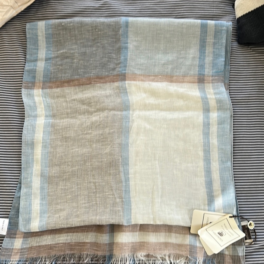 Colombo Linen silk Scarf